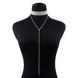 Gold Silver Supernatural Luxury Crystal Chokers Women