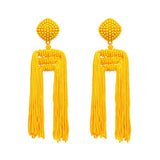 wholesale fashion jewelry women rope chain tassel vintage ZA statement Earrings