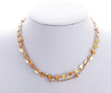 Bohemian Multilayer Choker Necklaces Gold Color