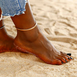 Accessories Jewelry Gold/Silver Color Chain Anklets