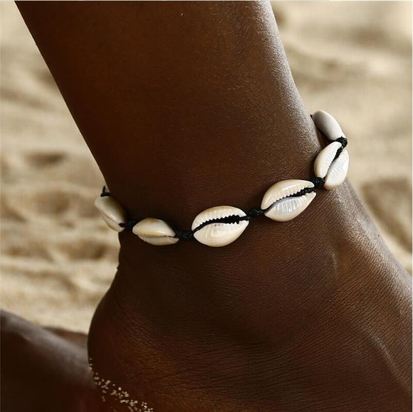 Shell Anklets For Women Foot Jewelry Summer Beach Barefoot Bracelet
