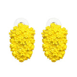 long dangle metal tassels earrings