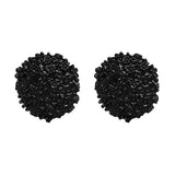 long dangle metal tassels earrings