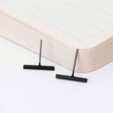 Minimalist Jewelry Gold Sliver Punk Geometric Round Circle Stud Earrings