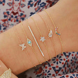 Multilayer Bohemian Handmade Pink Crystal Beads Bracelets