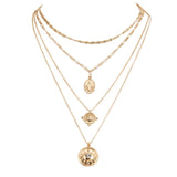 Drop shipping Multilayer Necklace Pendant Necklace