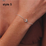 Donarsei Charm Multilayer Shell Bracelet