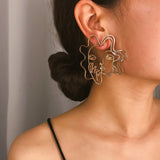 Beats Hollow Face Earrings