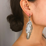 Simple Leaf Alloy Earrings