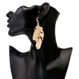 Simple Leaf Alloy Earrings
