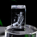 Personalized Photo Frames Customized Picture Crystal Laser Engrave Glass Picture Frame Photo Frame for Baby Wedding Photo